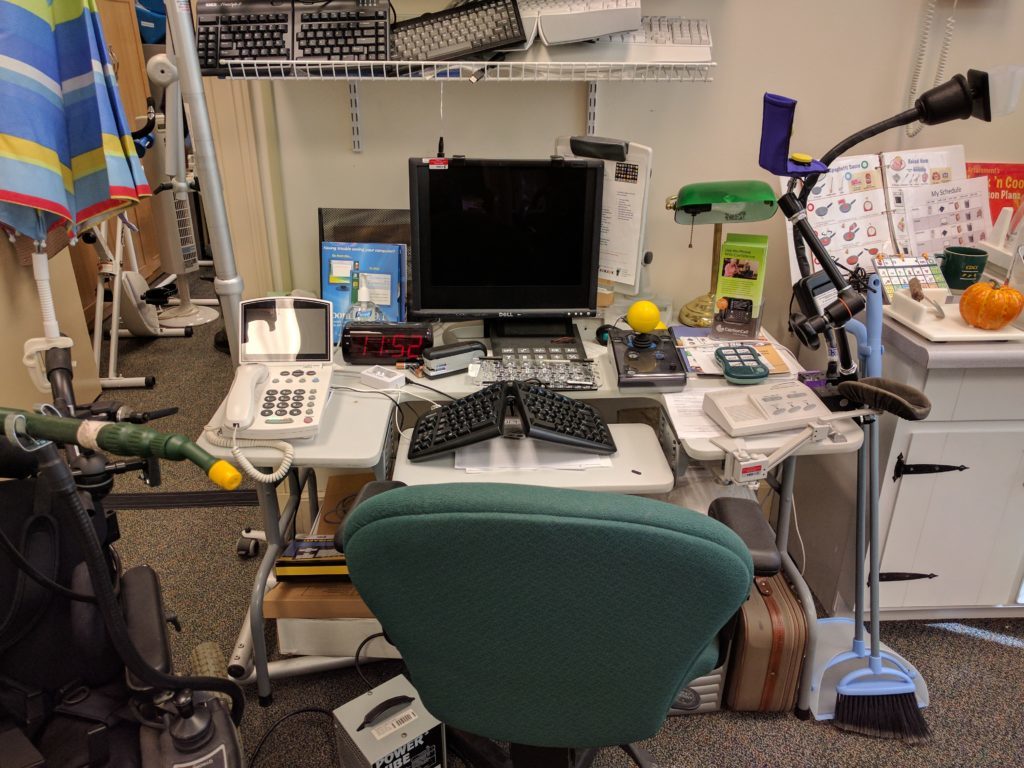Computer Workstation for Testing Assistive Tech