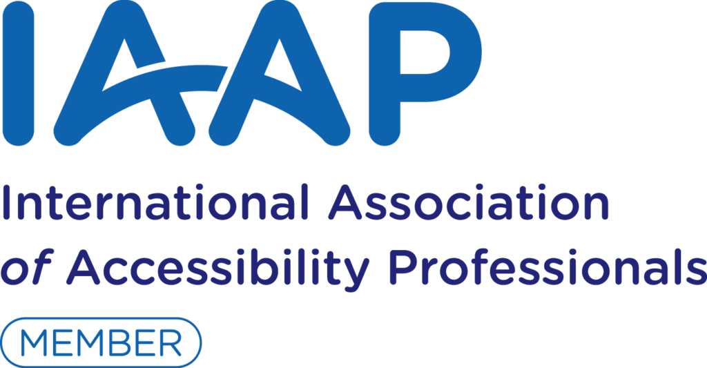 International Association of Accessibility Professionals (IAAP) logo
