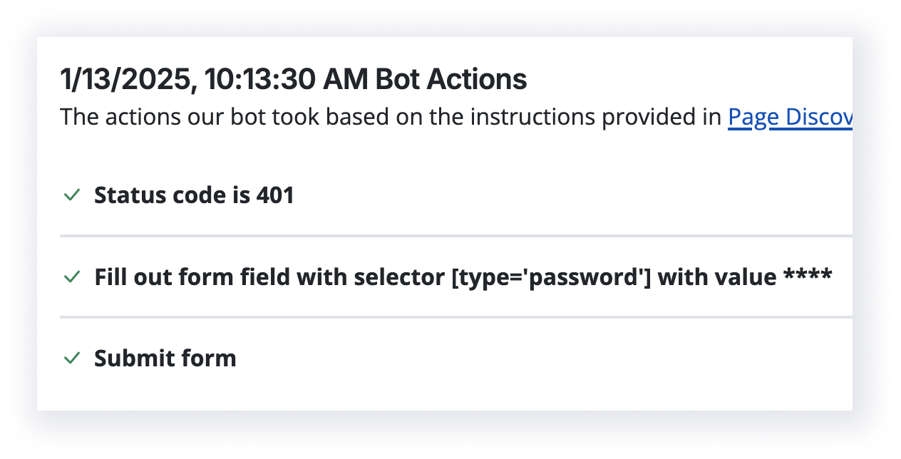 A custom configuration sequence scanning behind a password.