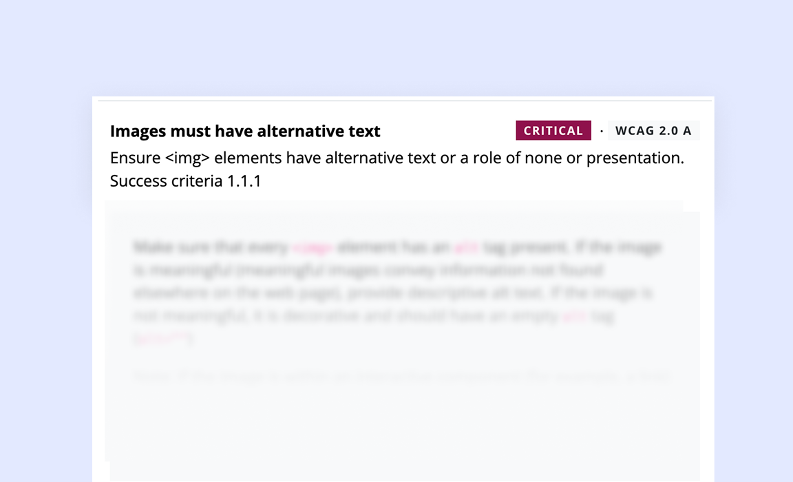 RAMP's 1.1.1 remediation instructions blurred